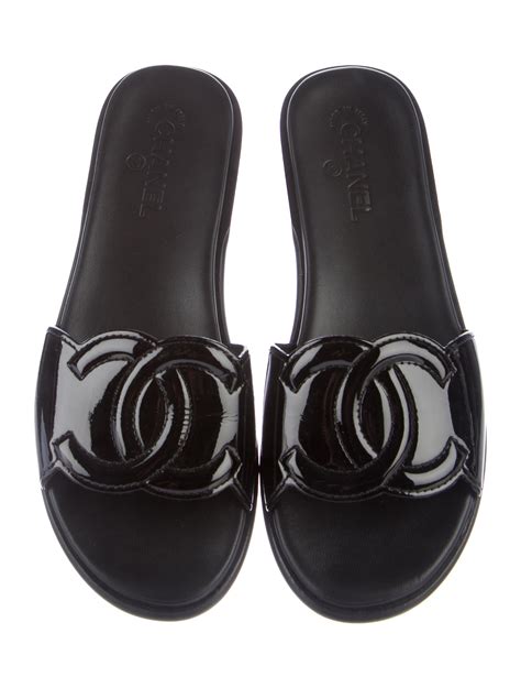 chanel sliders womens|rubber chanel slides women.